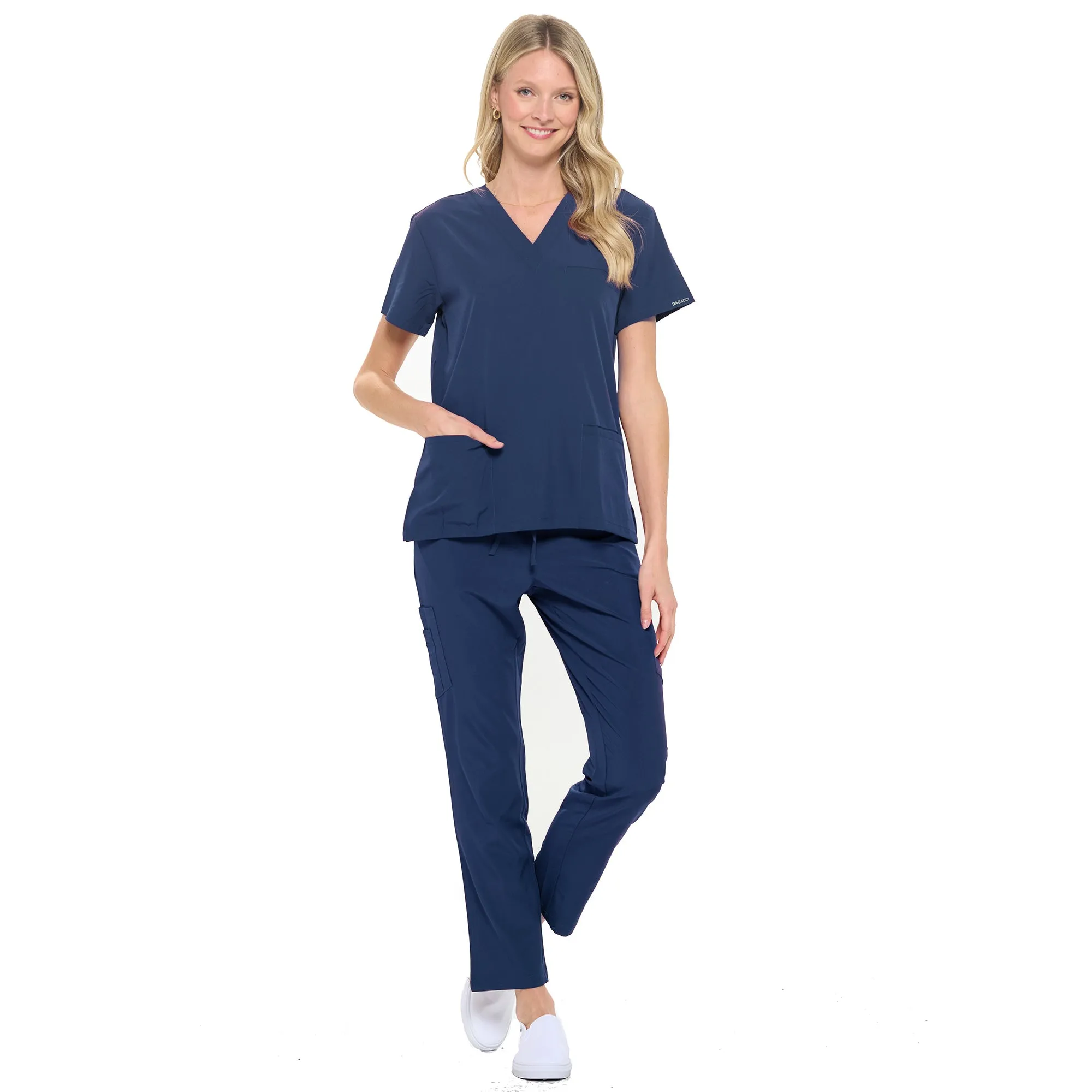 Unisex 4-Way Stretch Medical Uniform Scrub Sets [FS100500]