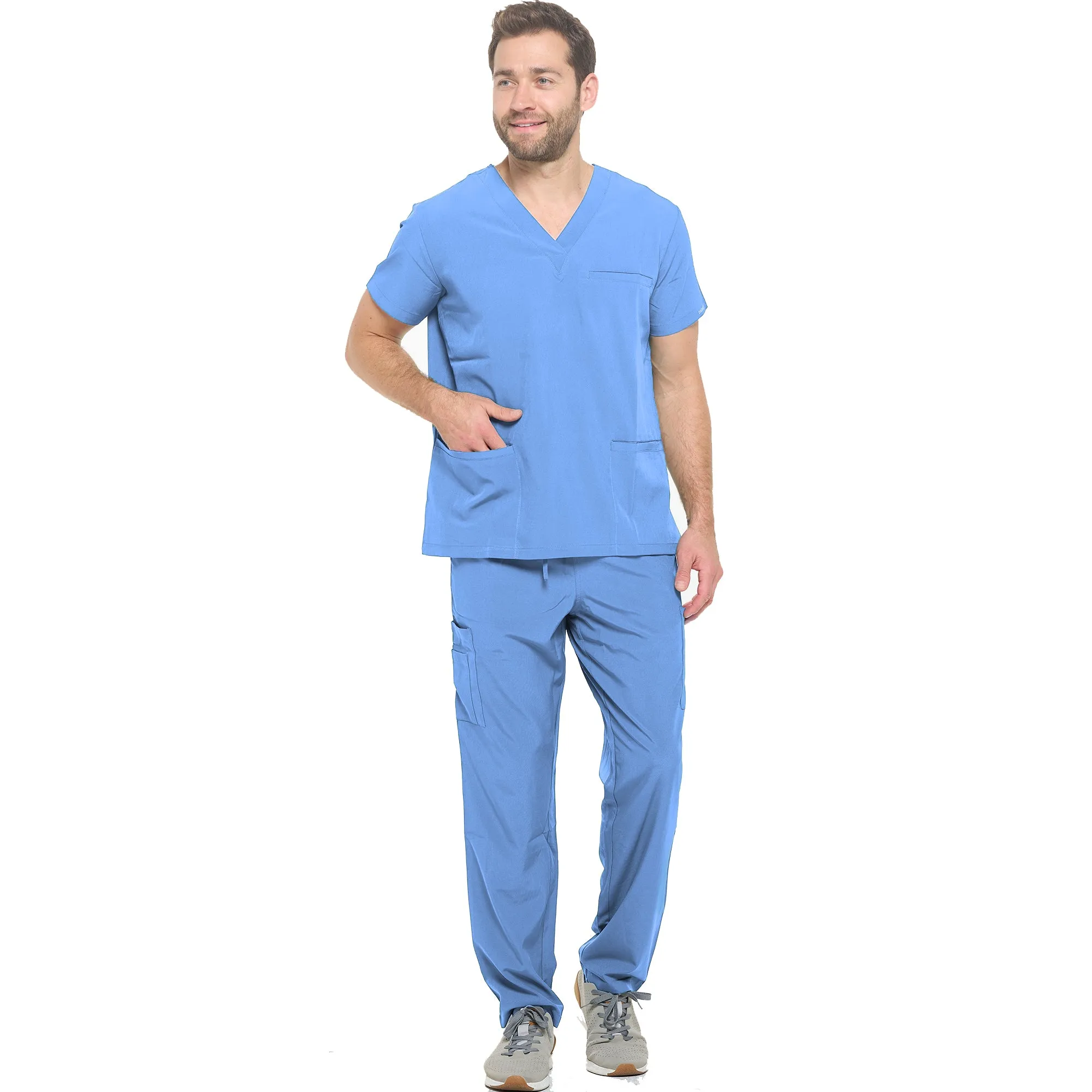 Unisex 4-Way Stretch Medical Uniform Scrub Sets [FS100500]