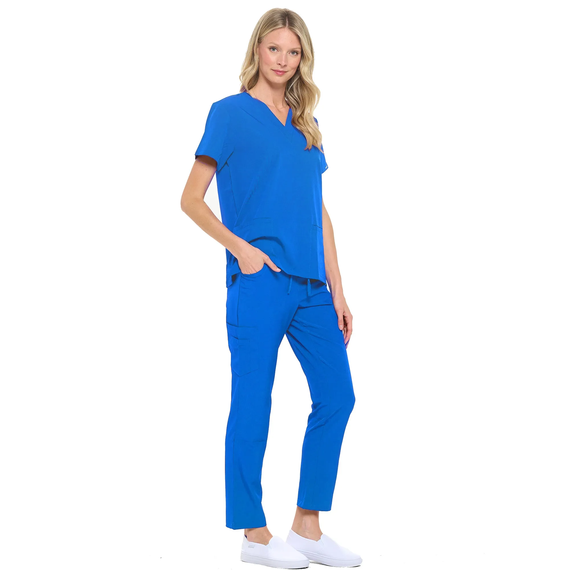 Unisex 4-Way Stretch Medical Uniform Scrub Sets [FS100500]