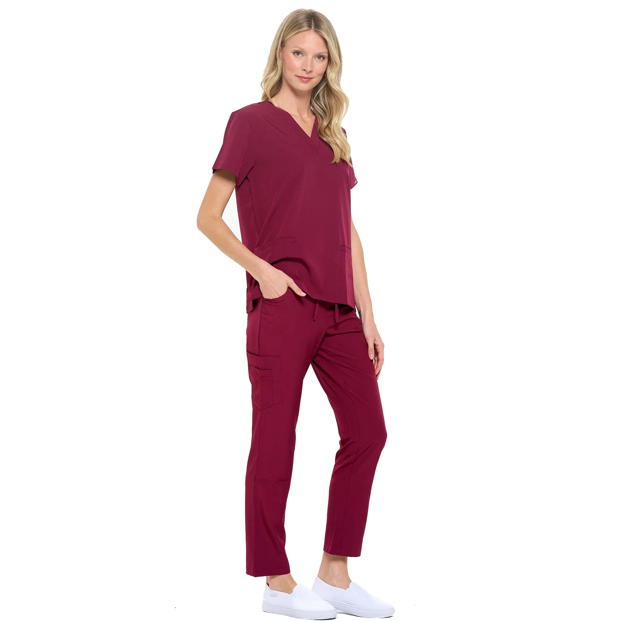 Unisex 4-Way Stretch Medical Uniform Scrub Sets [FS100500]