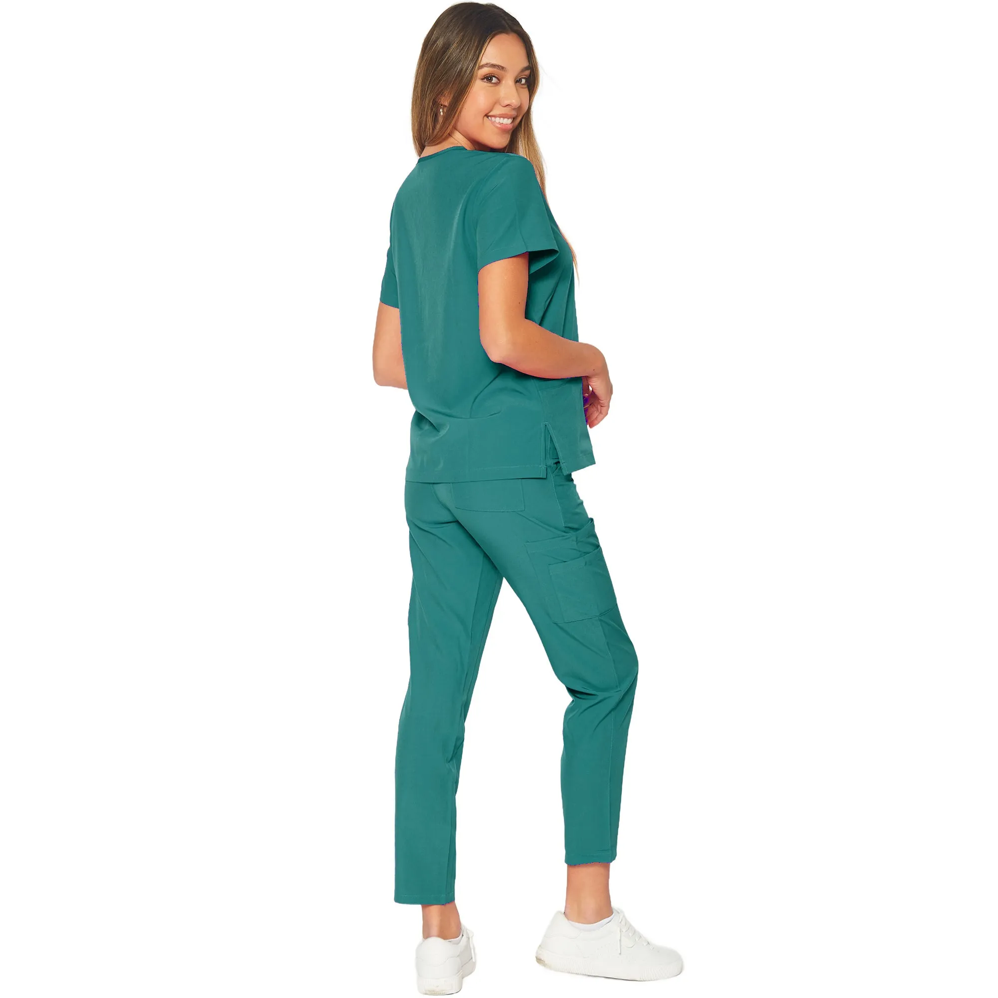 Unisex 4-Way Stretch Medical Uniform Scrub Sets [FS100500]