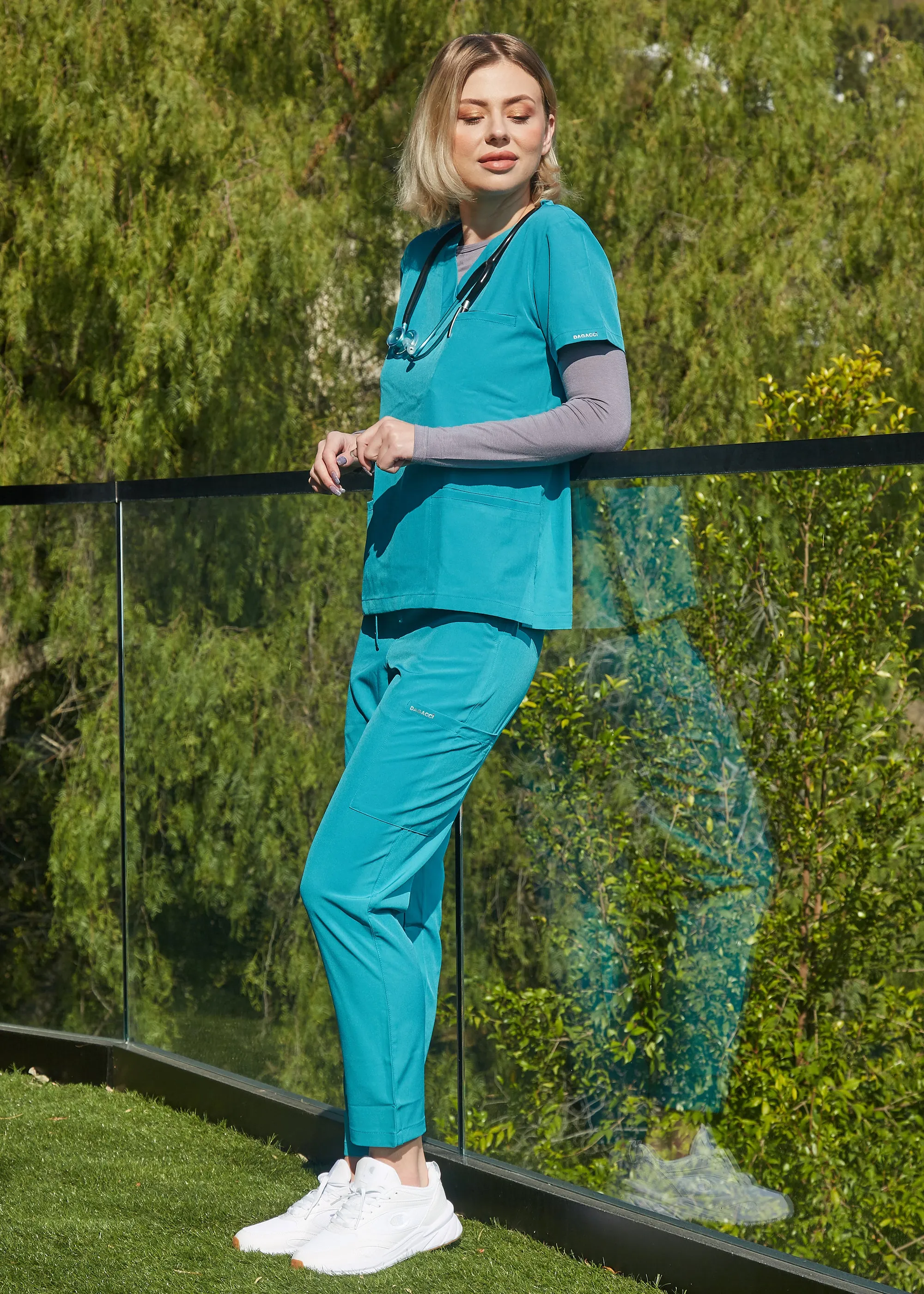 Unisex 4-Way Stretch Medical Uniform Scrub Sets [FS100500]