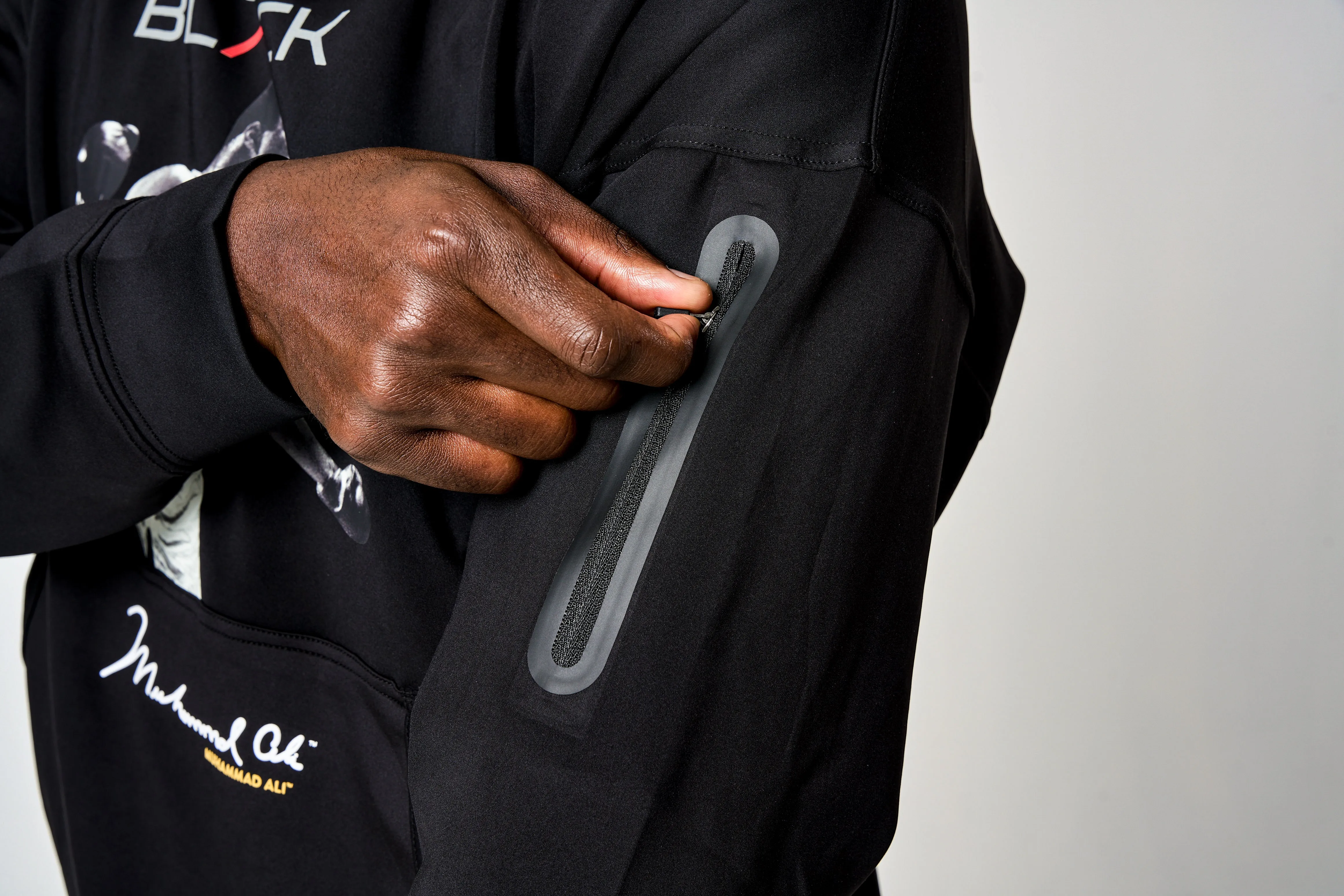 Unisex Ali x Actively Black G.O.A.T. Hoodie