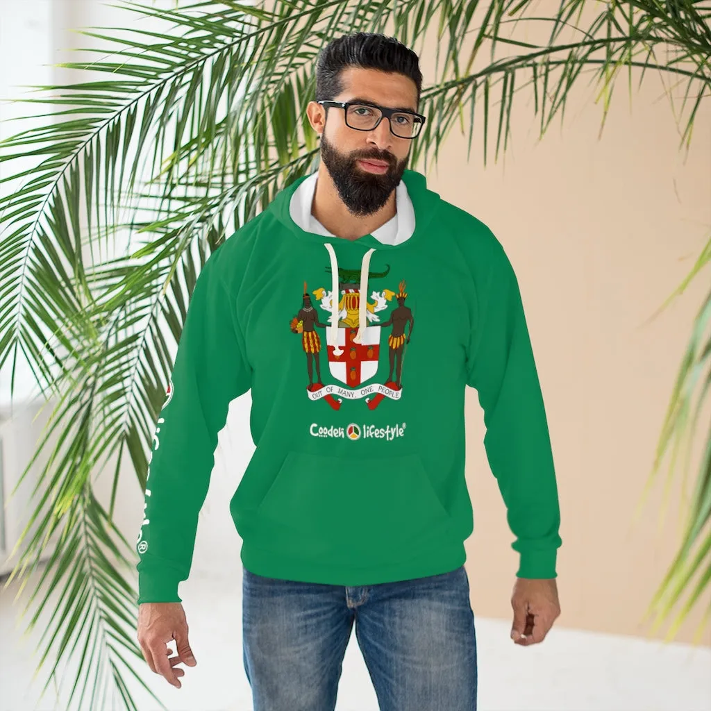 Unisex Pullover Hoodie (JA-COA-GRN)