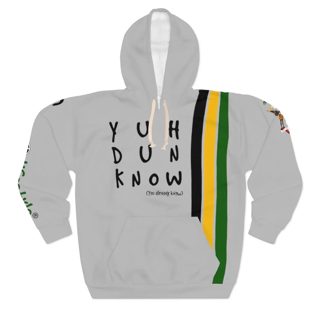 Unisex Pullover Hoodie (YuhDunKnow-LTGRYJACOL)
