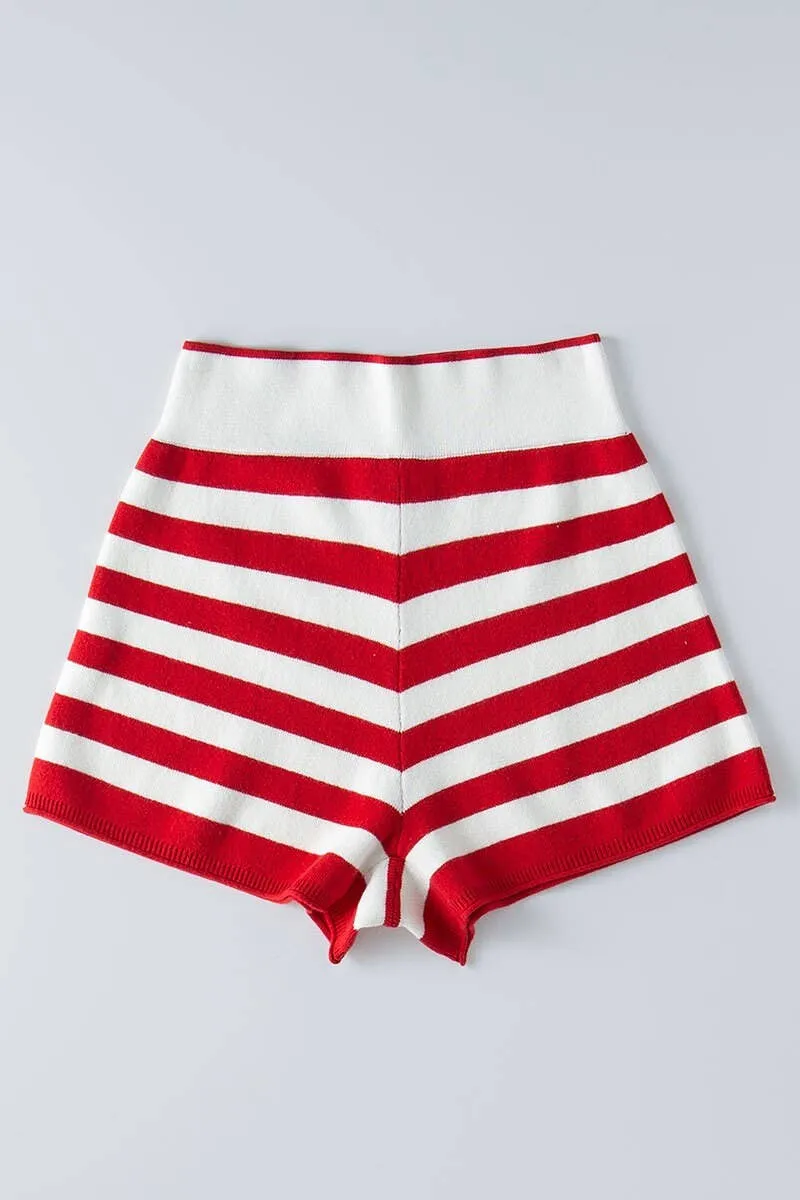Vacay Striped Knit Shorts