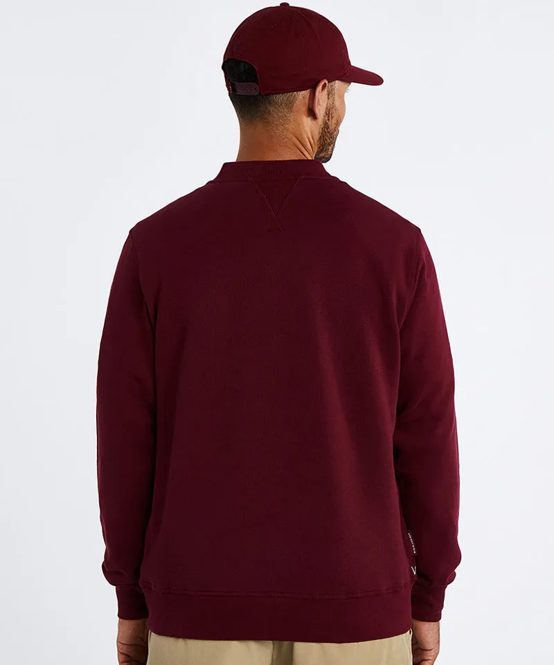 Vice Golf Atelier Alumni Crewneck - Wine