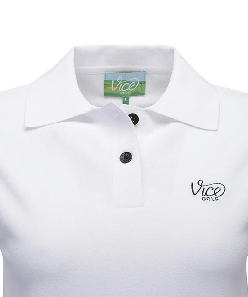 Vice Golf Atelier Women's Collar Half Knit - 2 Colors