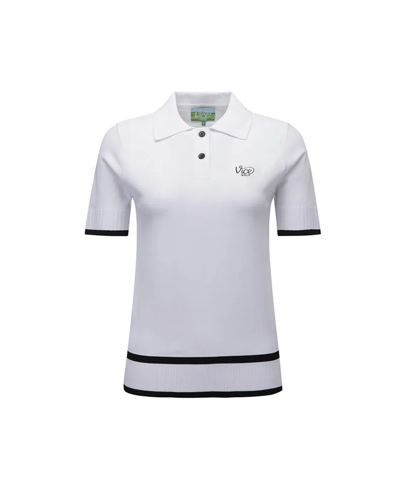 Vice Golf Atelier Women's Collar Half Knit - 2 Colors