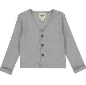 Vignette Girls “Aniyah” Rib Cardigan in Grey: Size 7 to 16
