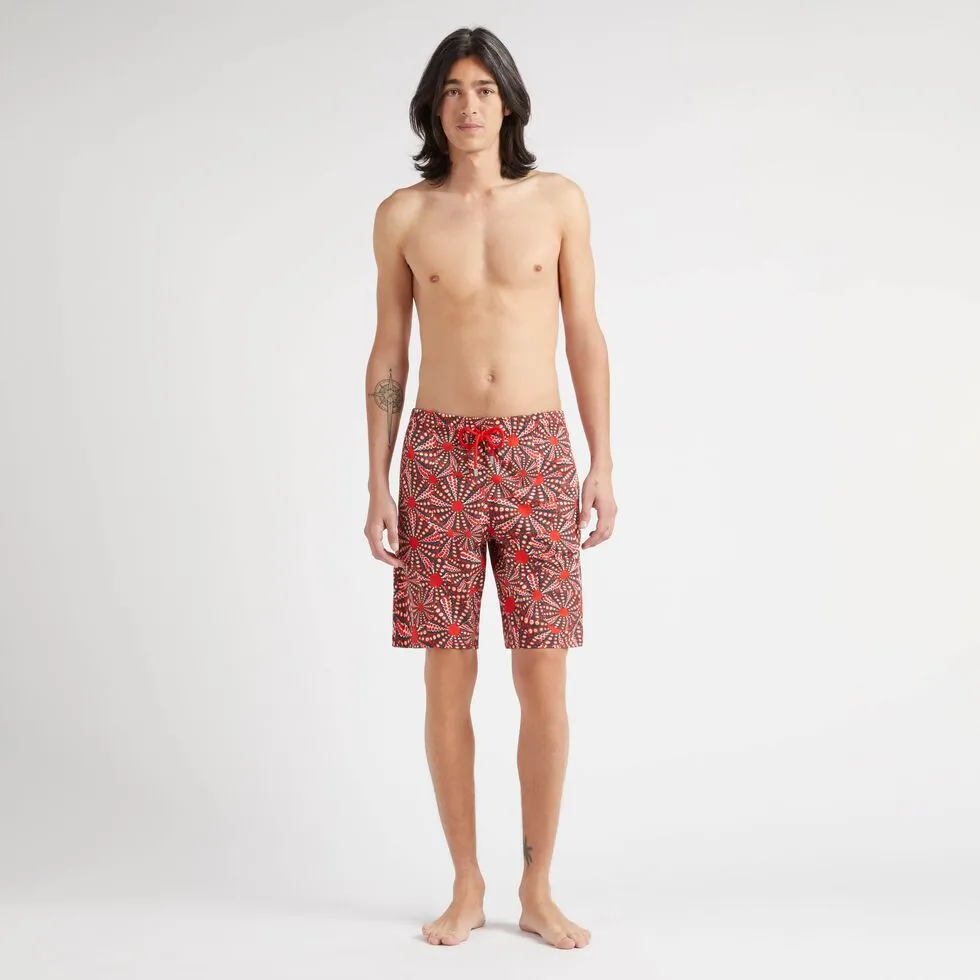 VILEBREQUIN Men Long Stretch Swim Shorts Oursinades