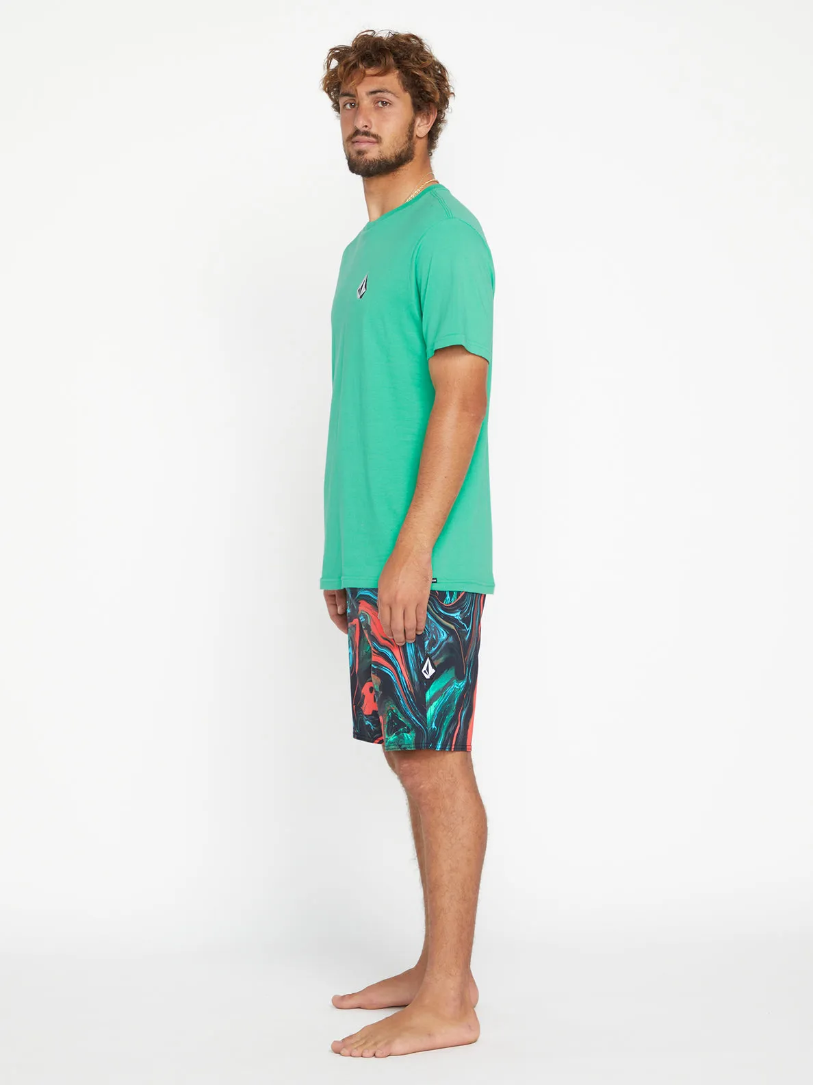 Volcom Mens Psyche Marble Mod-Tech Trunks