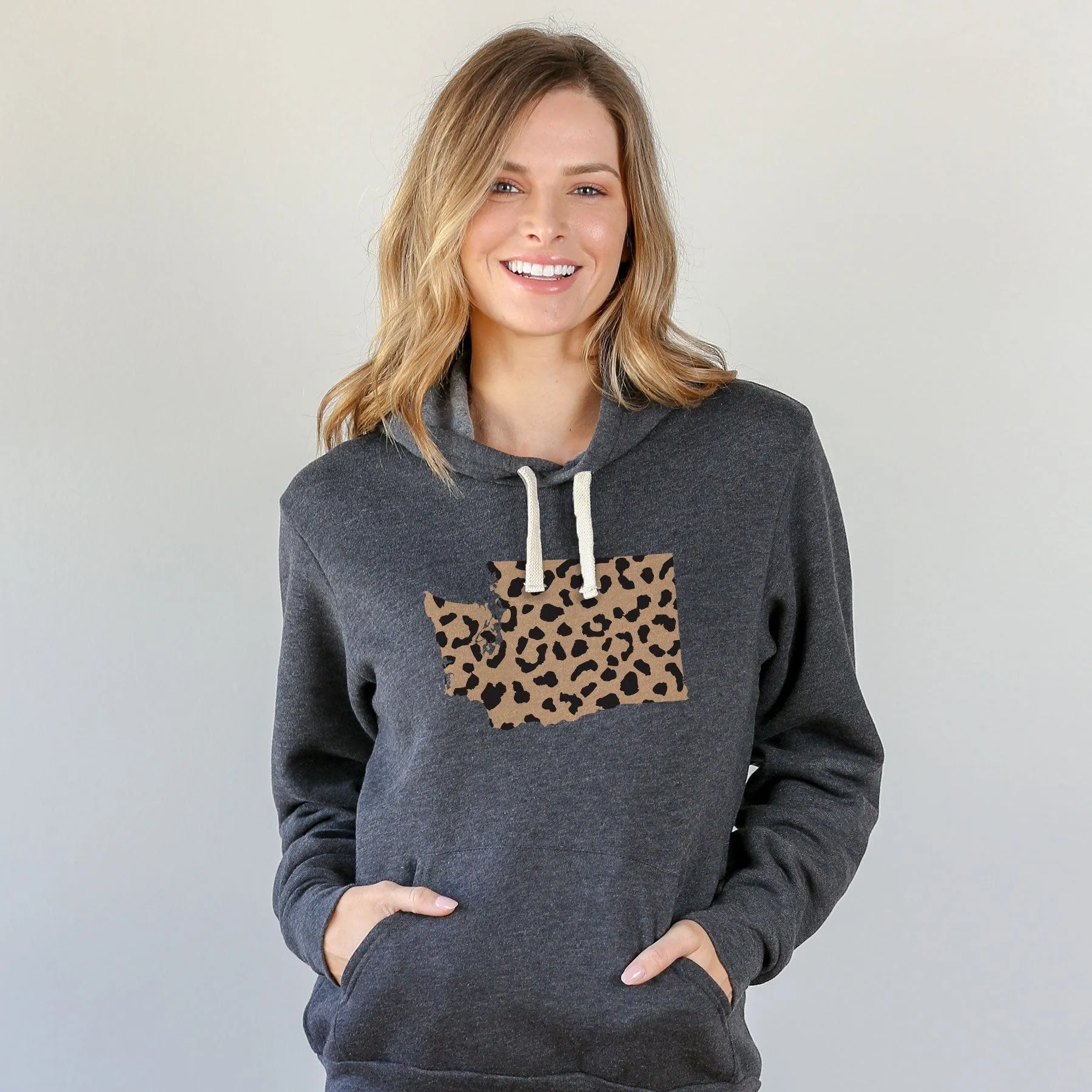 Washington Leopard Pattern Hoodie