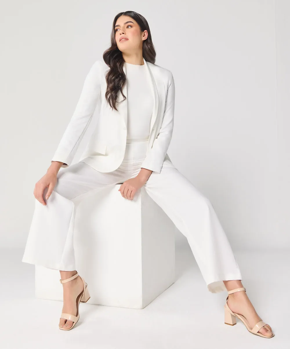 White Oversized Every Day Blazer