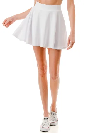 White Scuba Flare Skort 11/22/24 9345