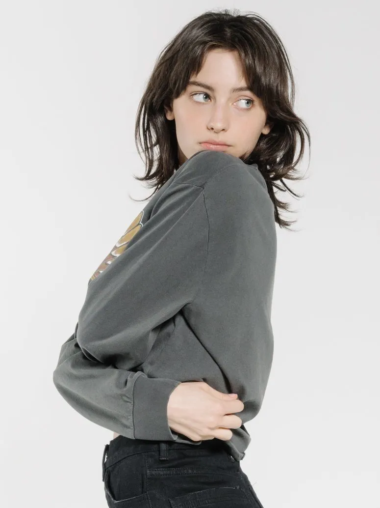 Wings of Steel Merch Crop LS Tee