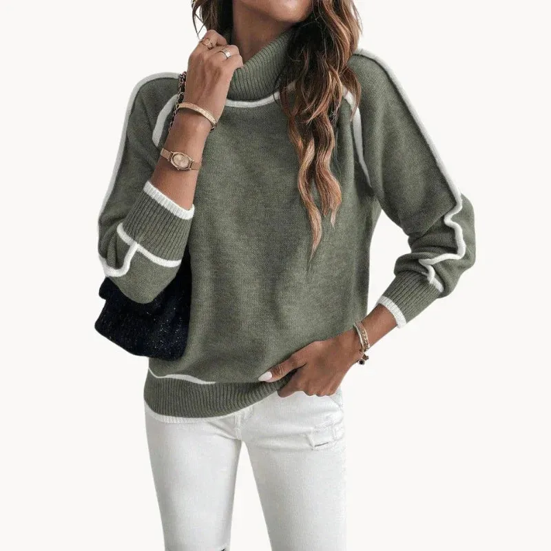 Winona - elegant, warm-lined jumper for women