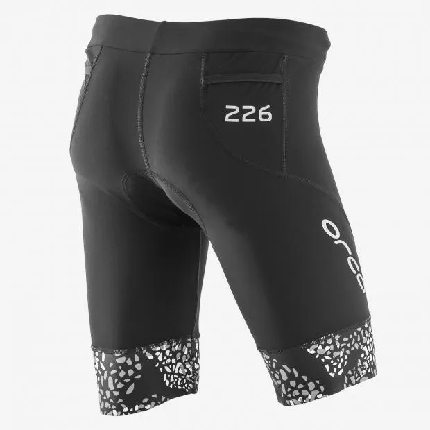 WOMENS 226 TRI SHORTS BK-WH