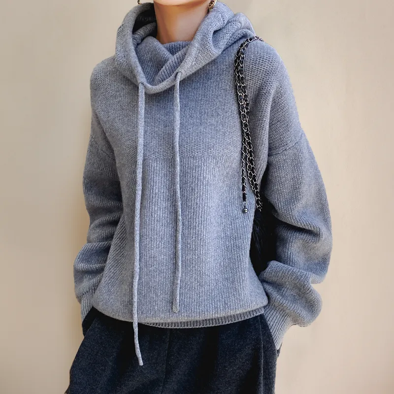 Women's Merino Wool Turtleneck Sweater - Edeltraud Bestseller