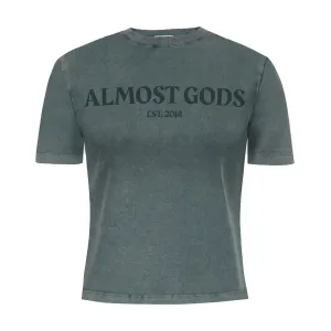 WOMEN'S STONEWASHED TEE (GRANITE)