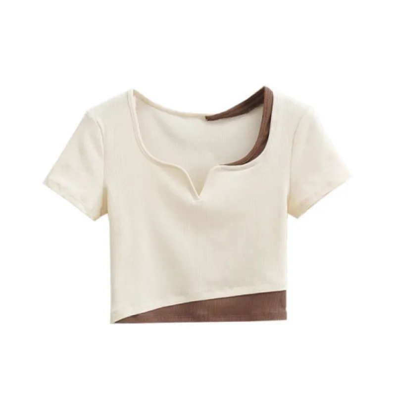 Women's Street Hottie Fake Two Piece T-shirts