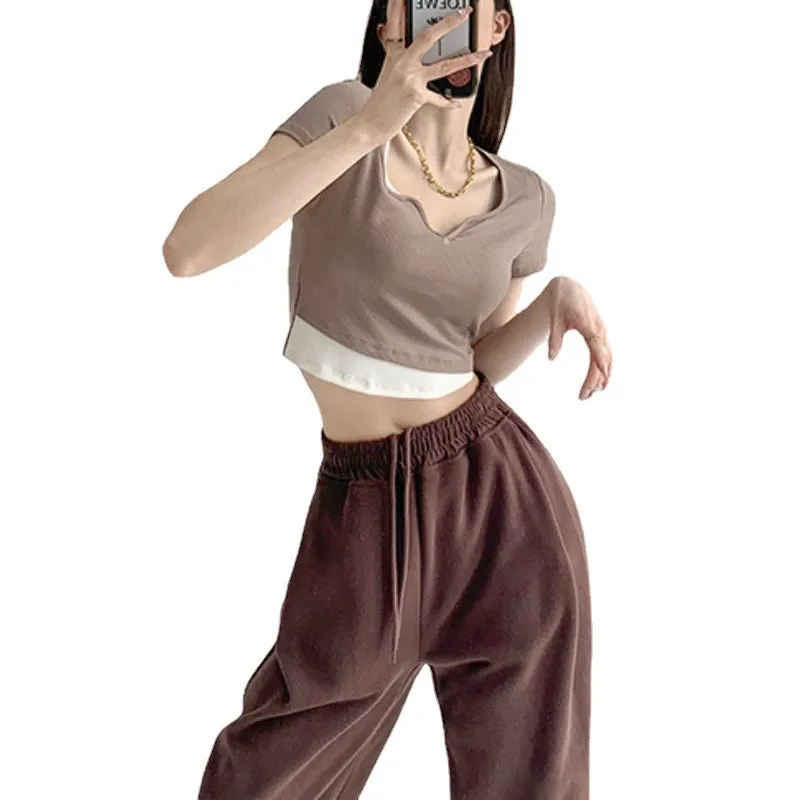 Women's Street Hottie Fake Two Piece T-shirts
