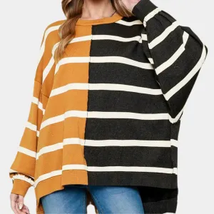 Women's Victoria Casual Striped Jumper
