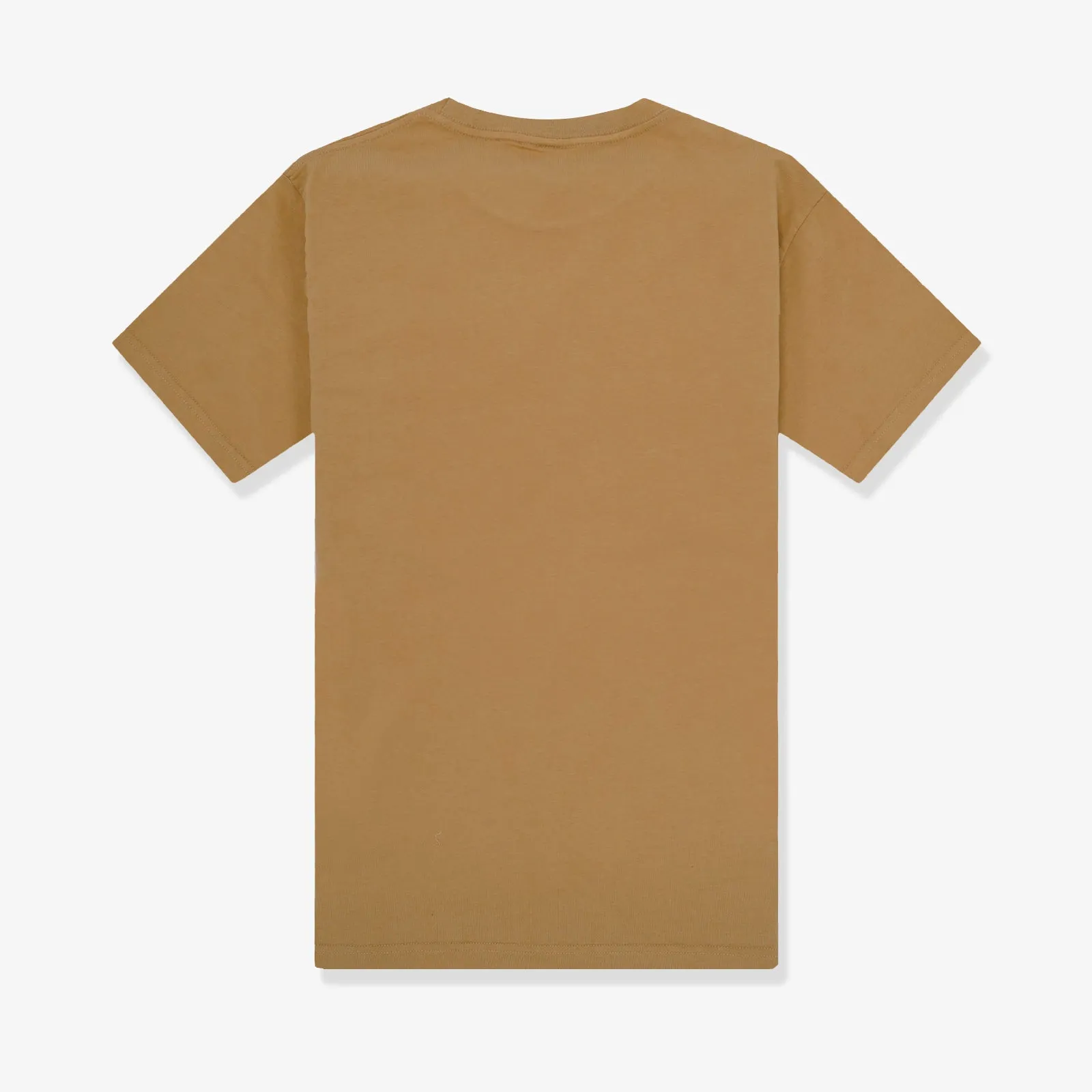 Wordmark Script Flocked Tee - Khaki