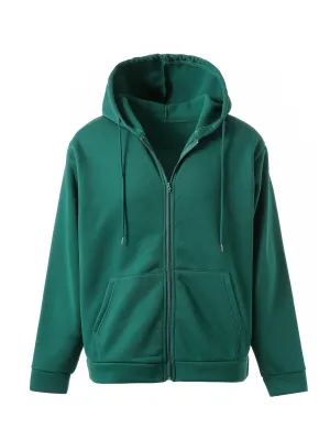 xieyinshe  Men's Spring & Autumn Sweatshirt With Zipper, Hoodies For Sports/outdoor, Men's Clothing, Plus Size