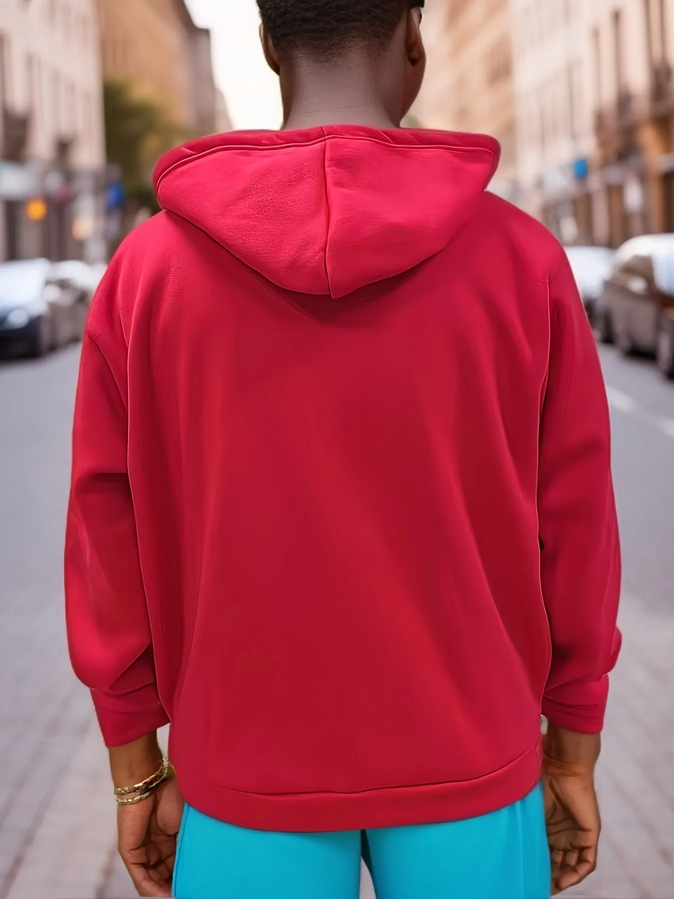 xieyinshe  Men's Spring & Autumn Sweatshirt With Zipper, Hoodies For Sports/outdoor, Men's Clothing, Plus Size