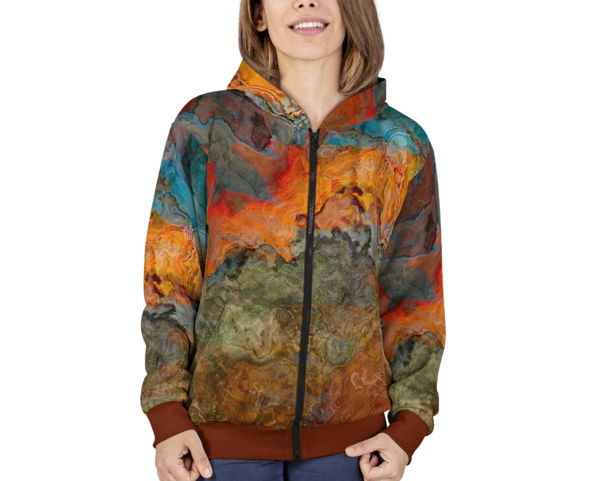 Zip Hoodie, Copper River