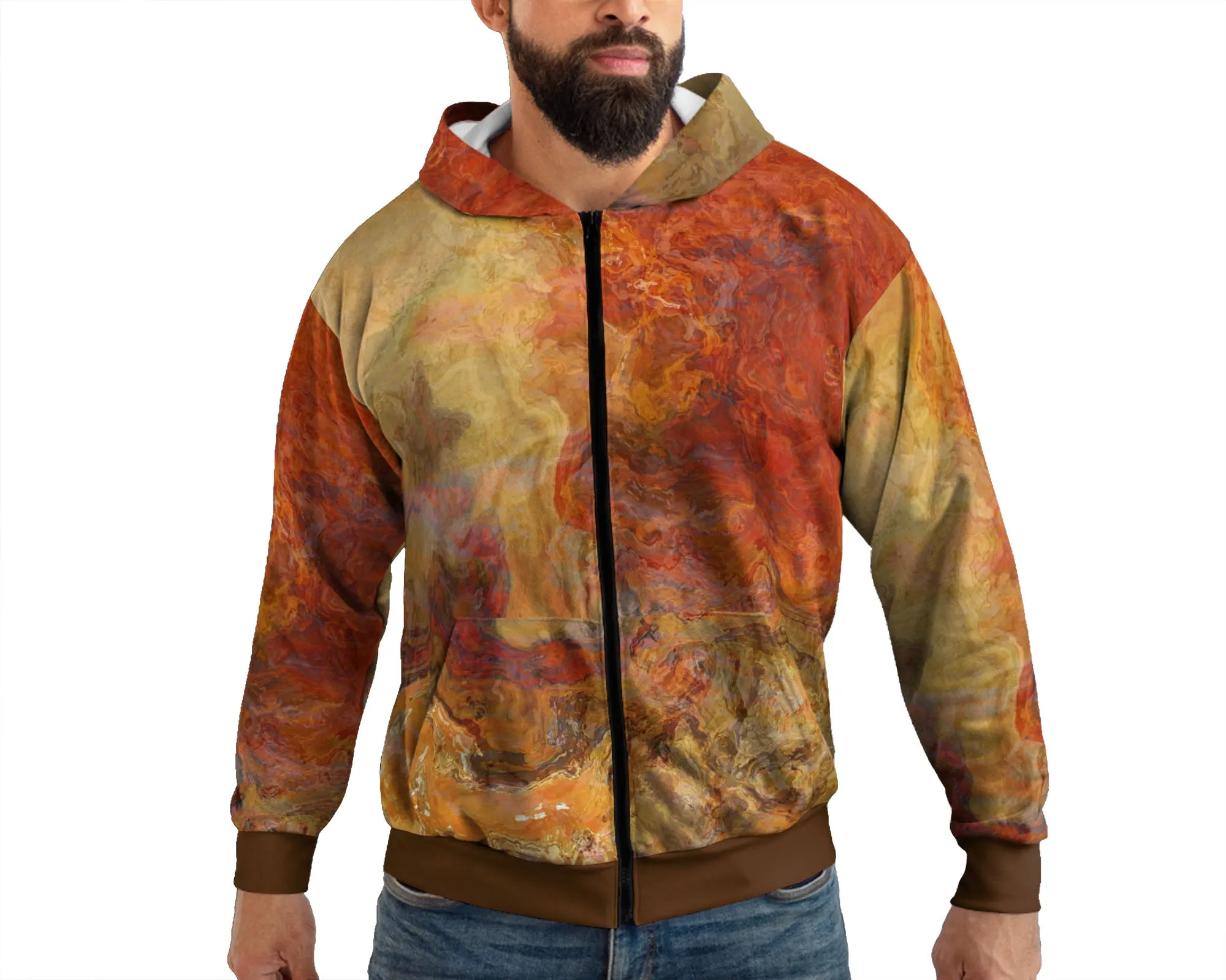 Zip Hoodie, Magma