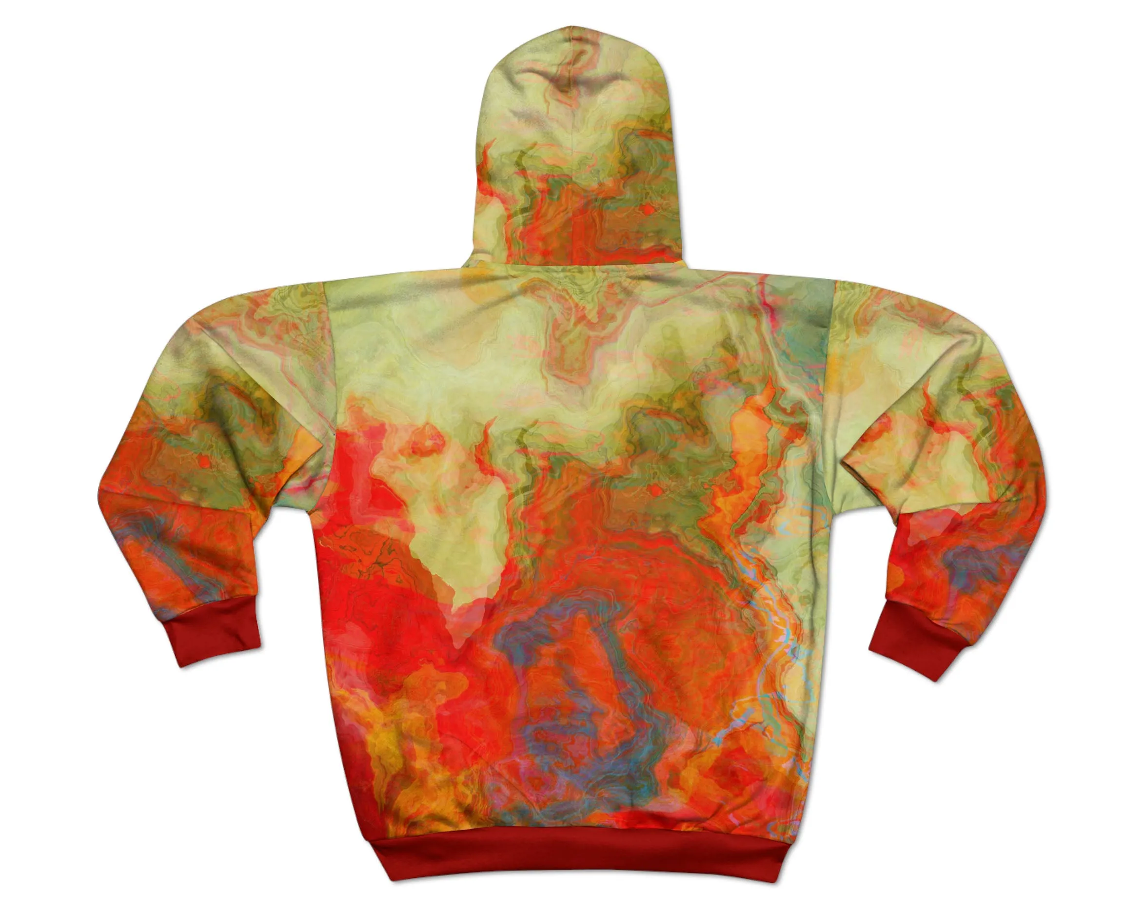 Zip Hoodie, On Fire