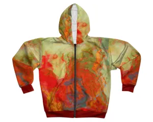 Zip Hoodie, On Fire