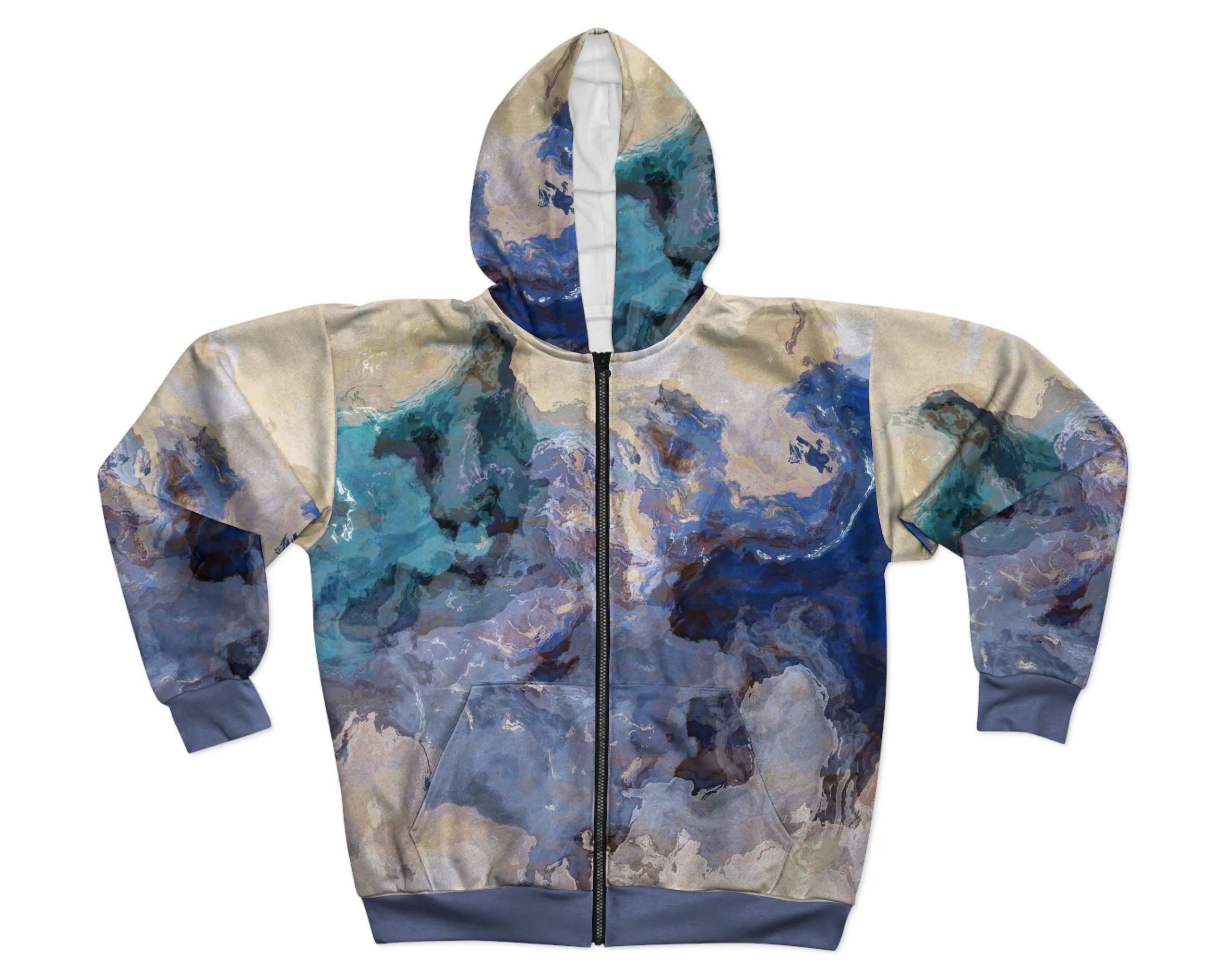 Zip Hoodie, The Blues