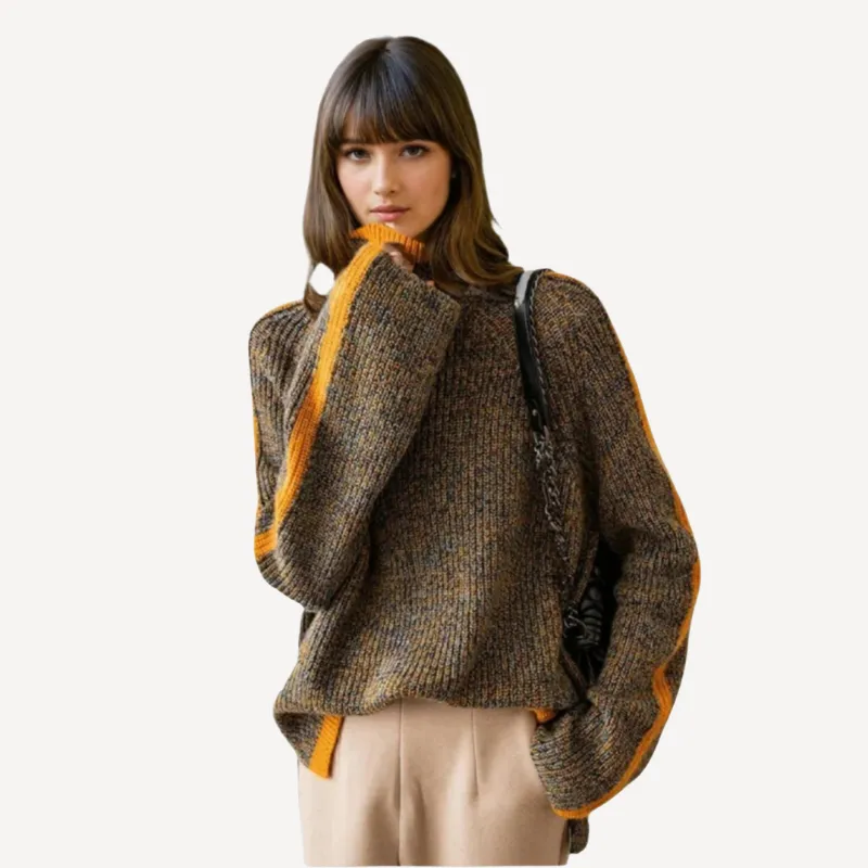 Zoe - elegant knitted comfort turtleneck for women